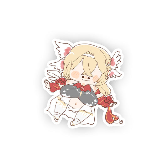 Angel Steps Smol Sticker