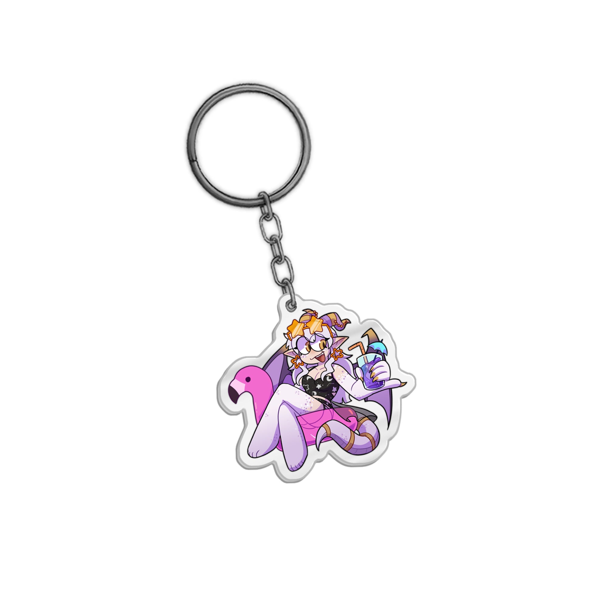 Angora Zailia 'Summer Sips' Keychain