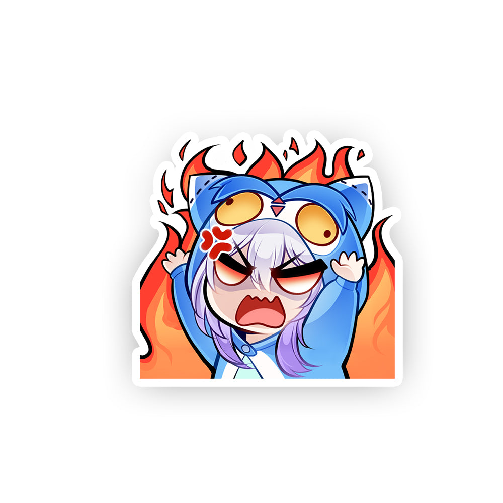 AngryOwlCat Claw Sticker