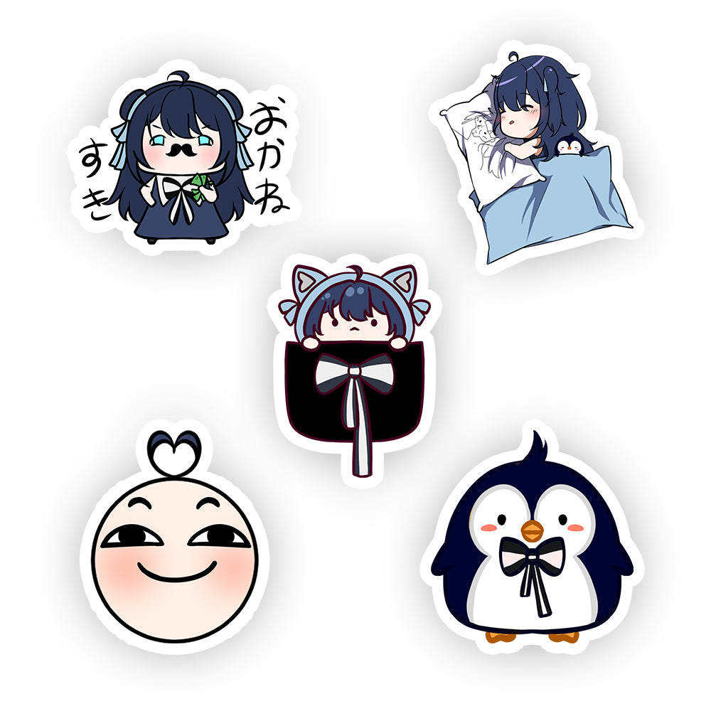 Ao_Zora_ Kawaii Ice Sticker Pack