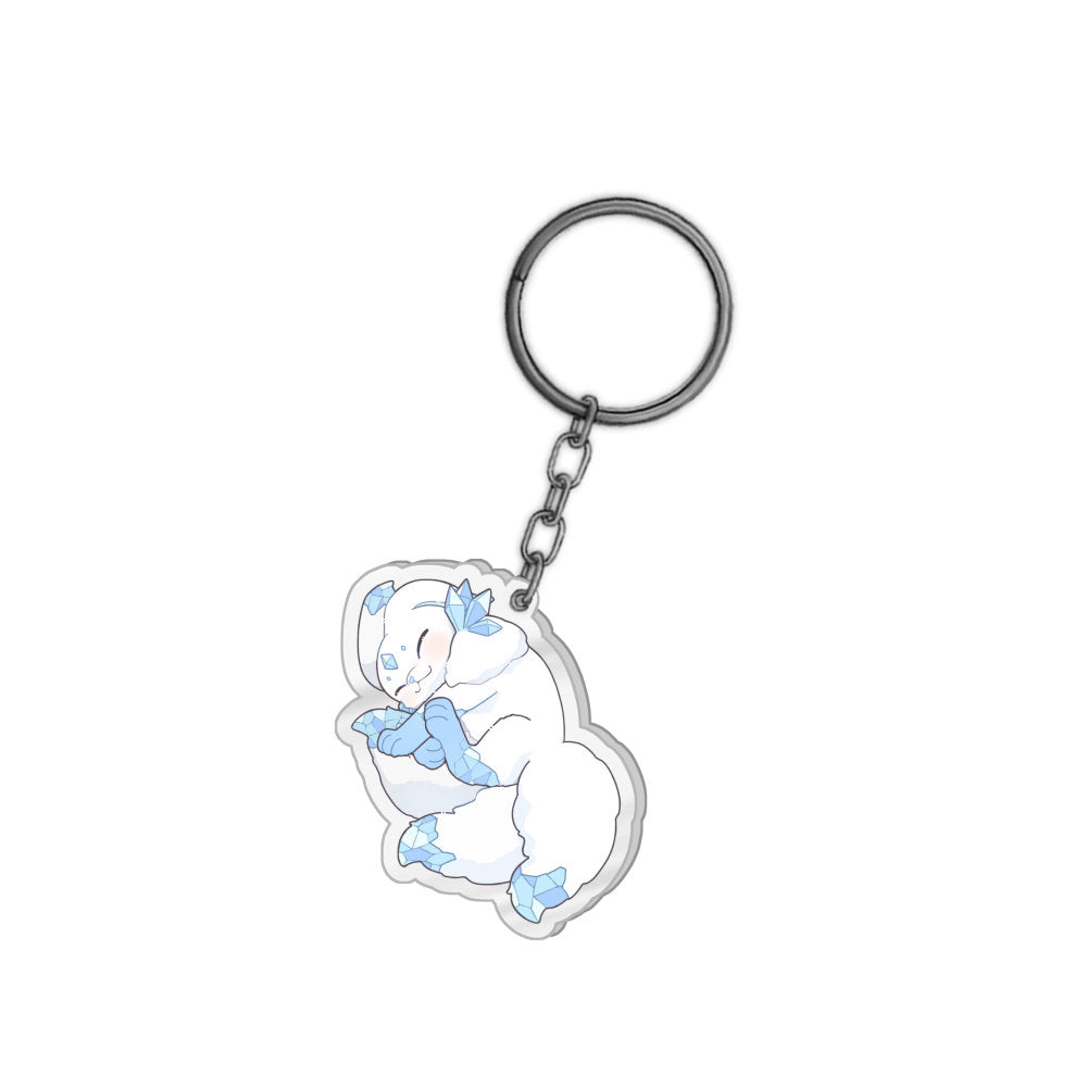 ApocalypticYomi Sleeping Mascot keychain