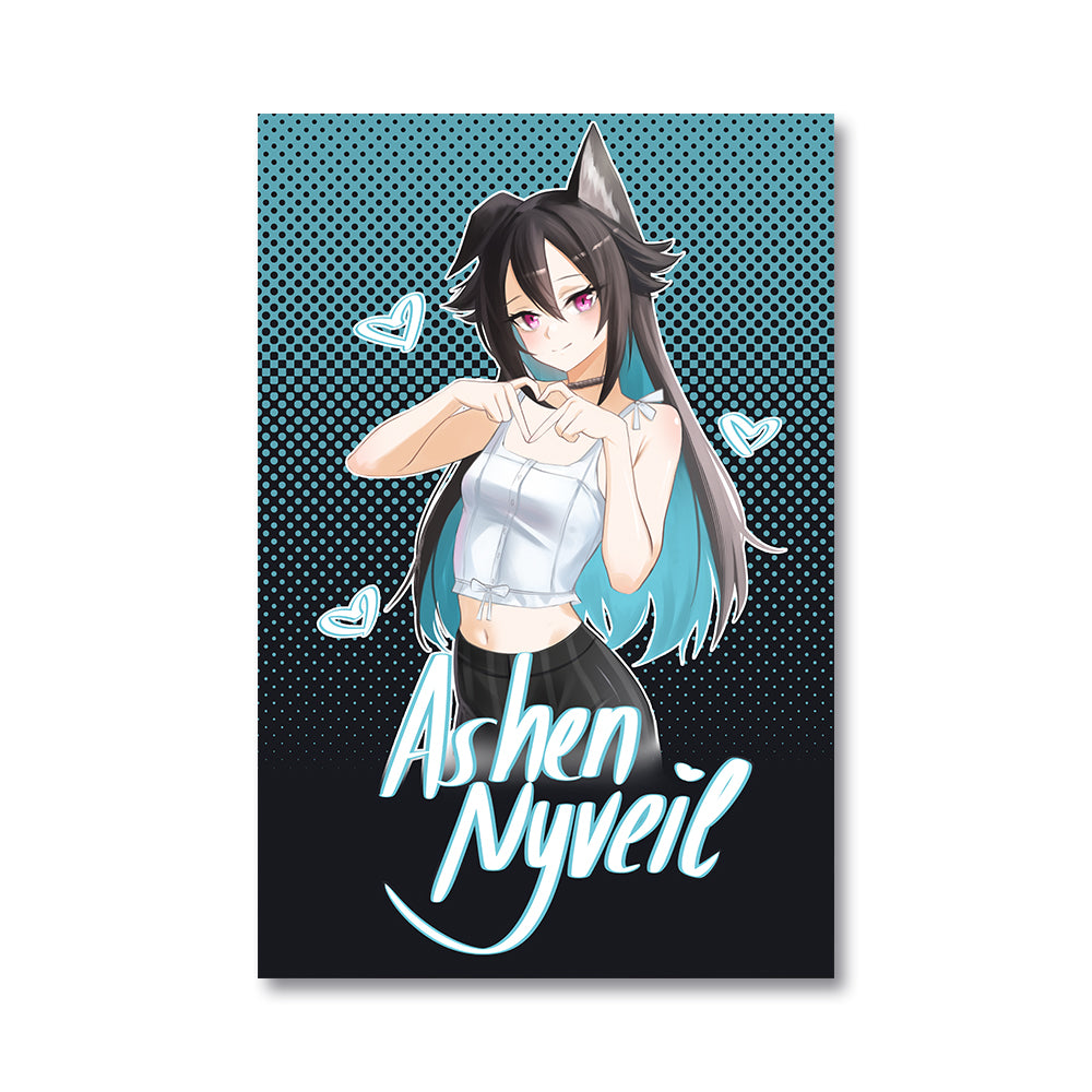 Ashen Nyveil "Heart For You" Poster