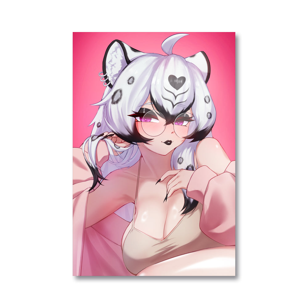 Avi Snow Portrait Poster