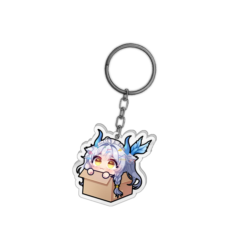 AzuRyuna Cardboard Box Keychain