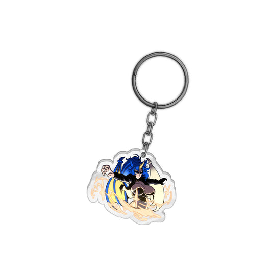 AzuratheAzureDragon Sword Dancer Keychain