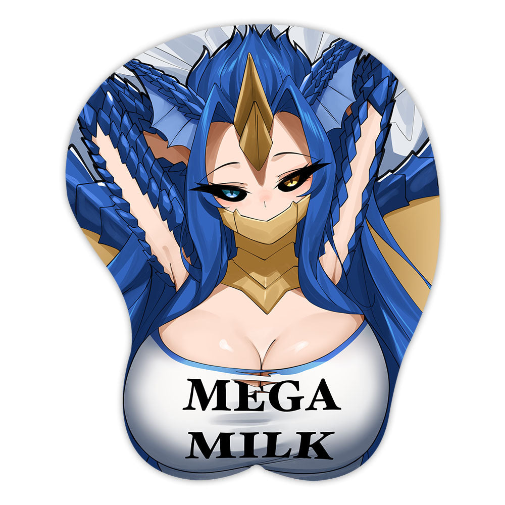 AzuratheAzureDragon Mega Milk 3D Mousepad