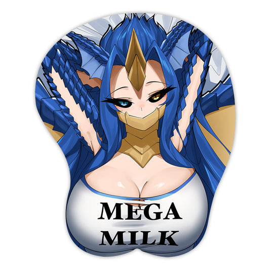 AzuratheAzureDragon Mega Milk 3D Mousepad