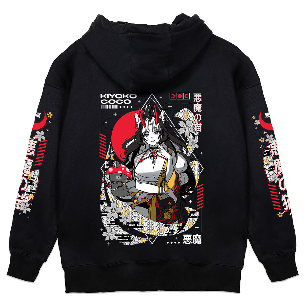 KiyokoCoco Demon Cat Hoodie