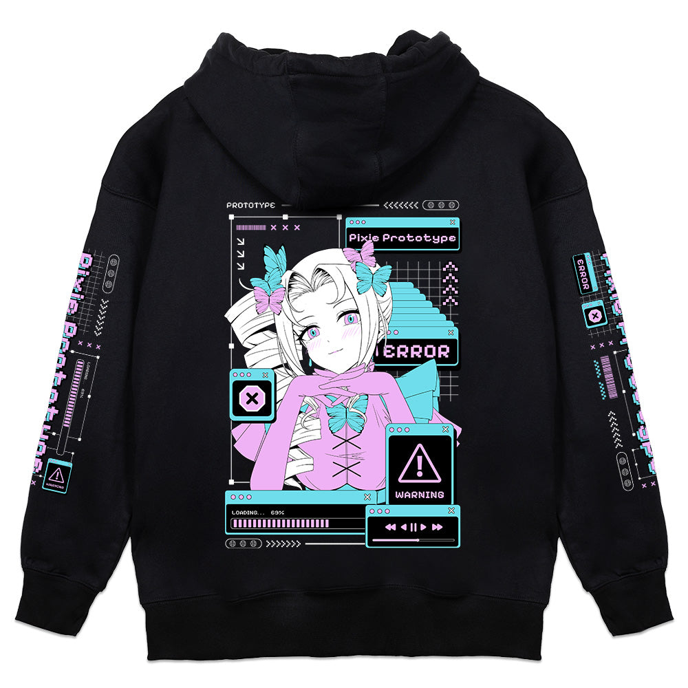 Pixie Prototype System Glitch Hoodie