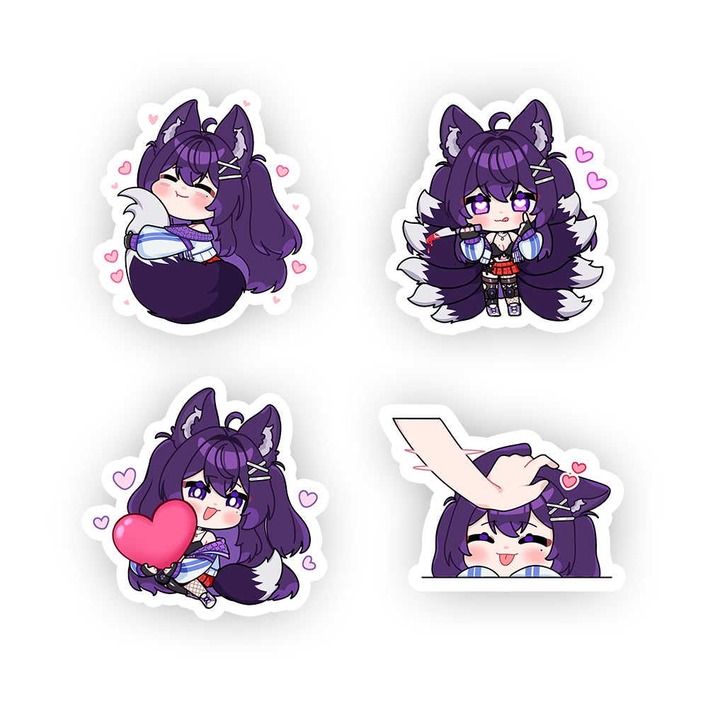 Bakukyo 'Error: Pr0j3ct K1t5un3' Sticker Pack