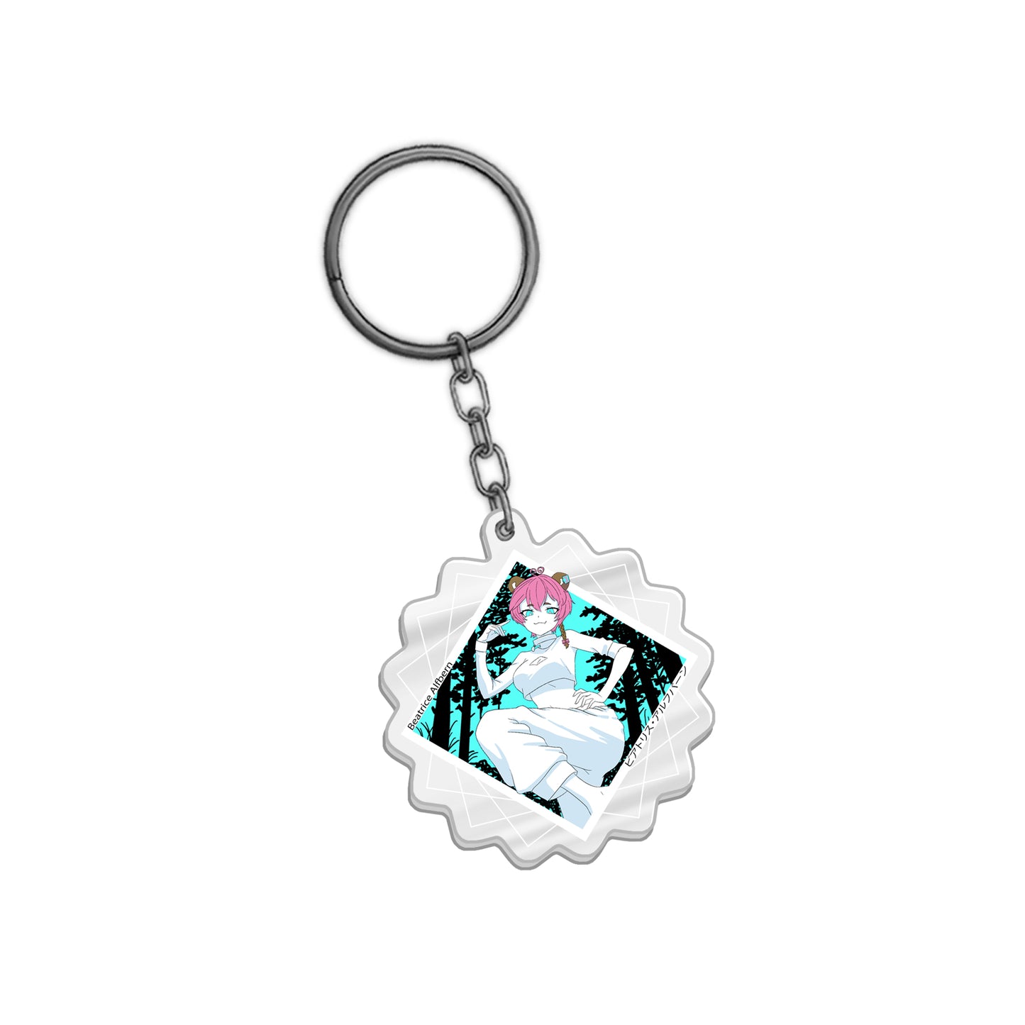 BeatriceAlfbern "Moonlit Mandala" Keychain