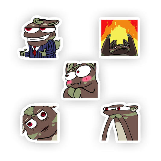 Belbasaura Sticker Pack