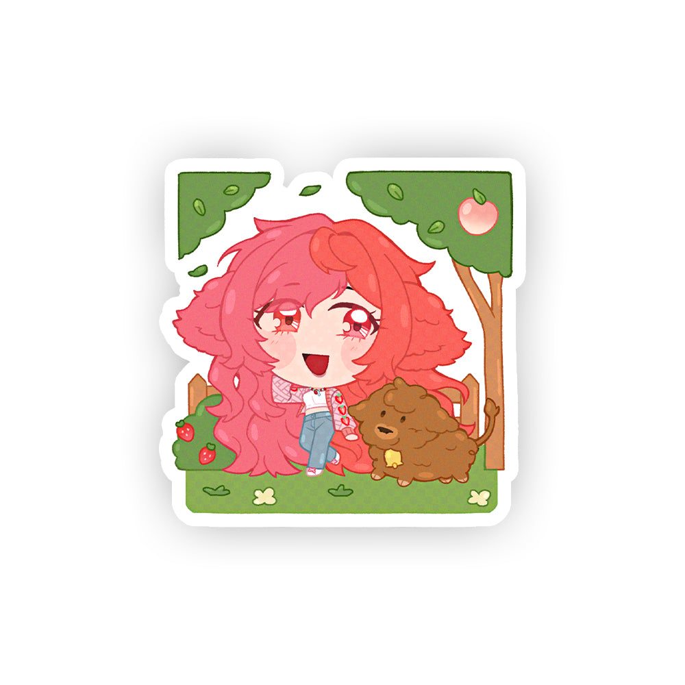 BendingSilverSpoons "Orchard" Sticker