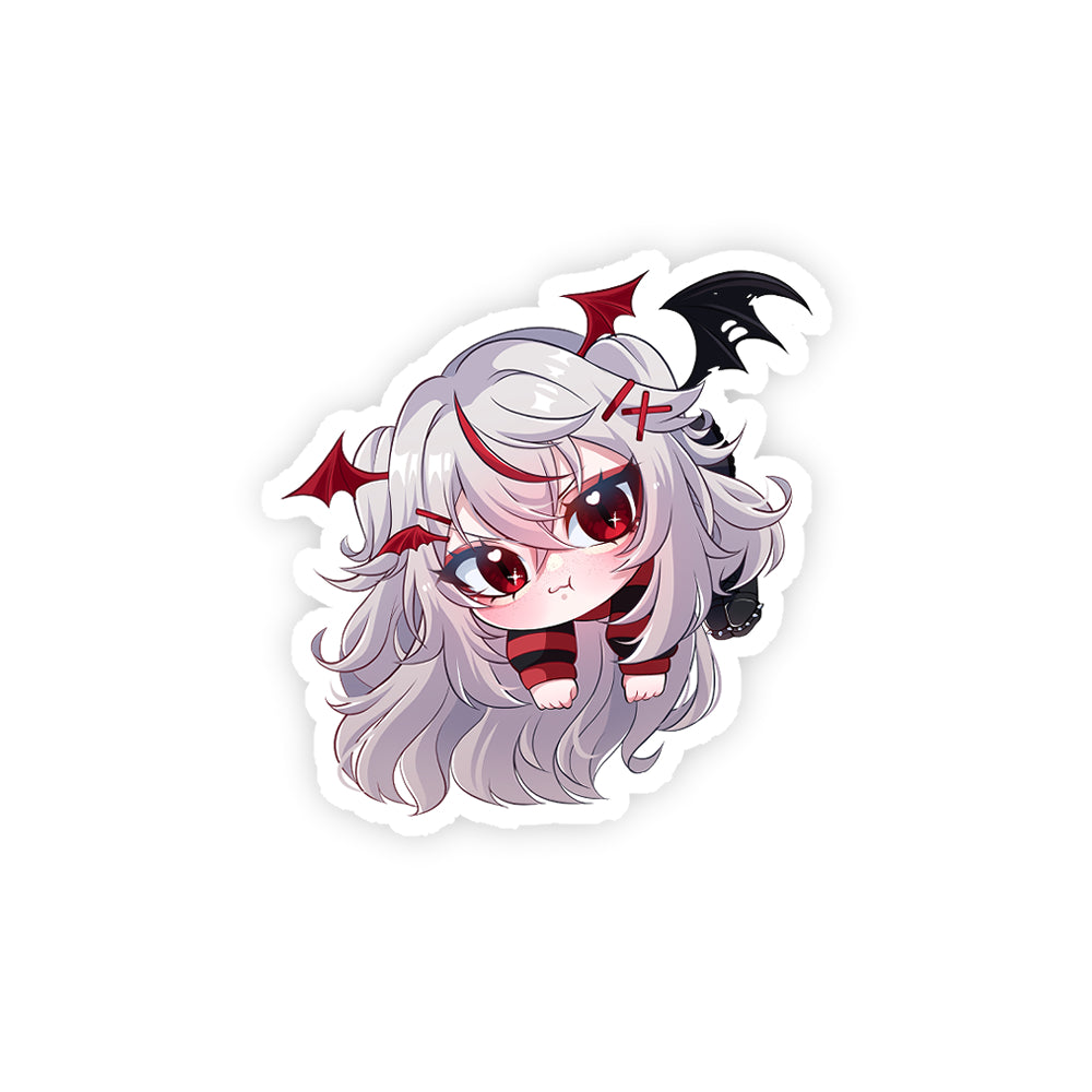 BerryBlushy 'Certified Menace' Chibi Sticker