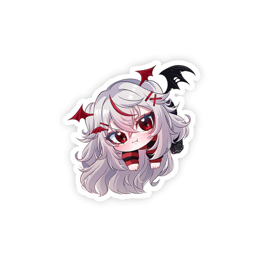 BerryBlushy 'Certified Menace' Chibi Sticker