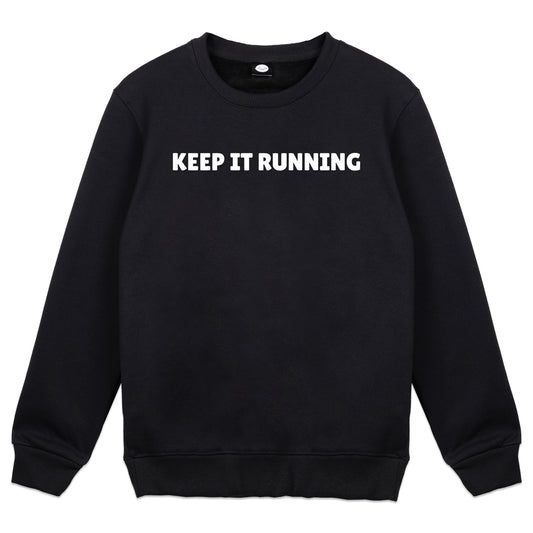 Itscoffeerun Keep It Running Crewneck