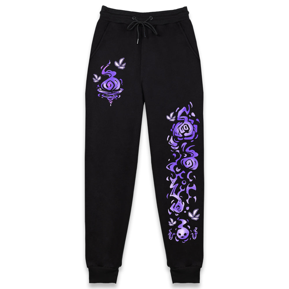 WispyLavande Burning Wick Sweatpants