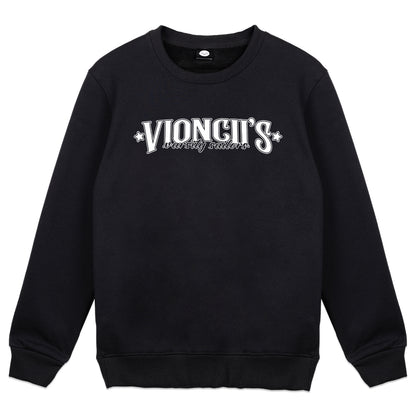 Vioncii Varsity Sailors Crewneck (Black/White)