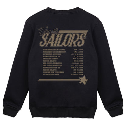 Vioncii Varsity Sailors Crewneck (Black/Olive)