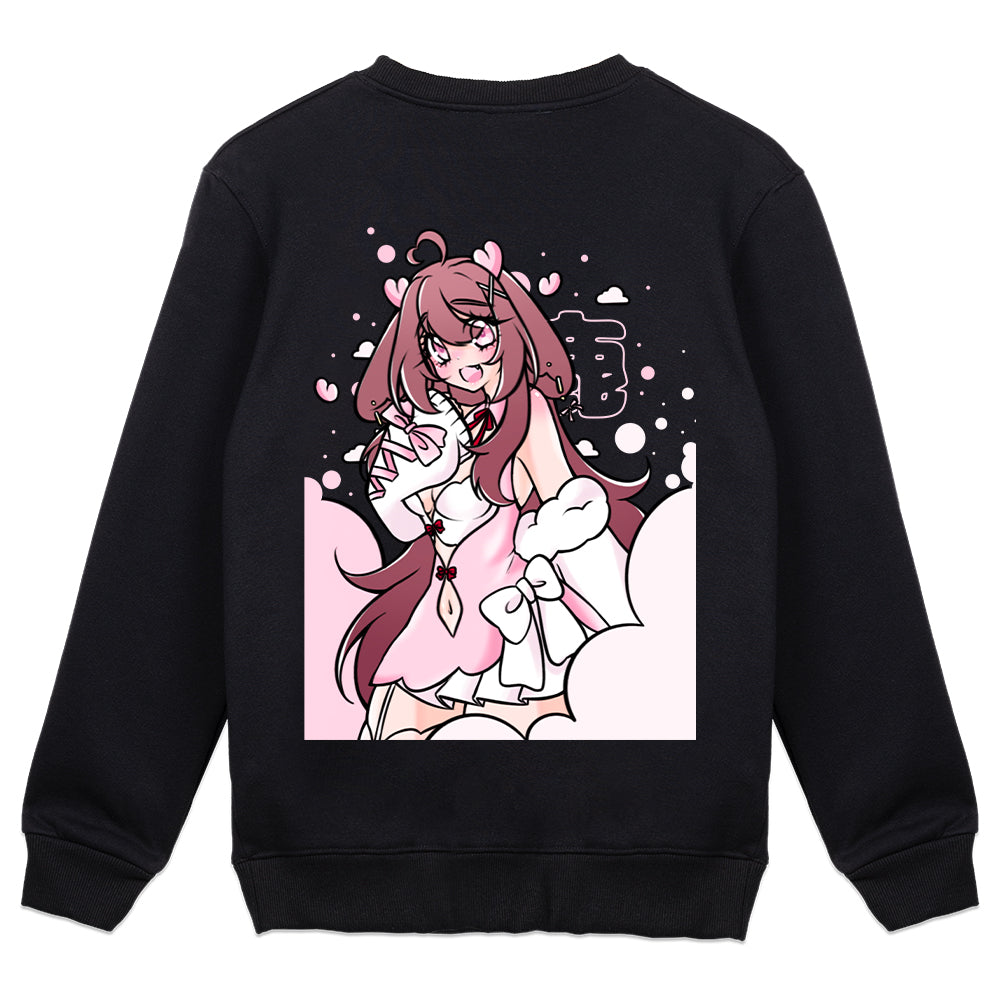 Tiraleafu Deer Skies Crewneck - Black