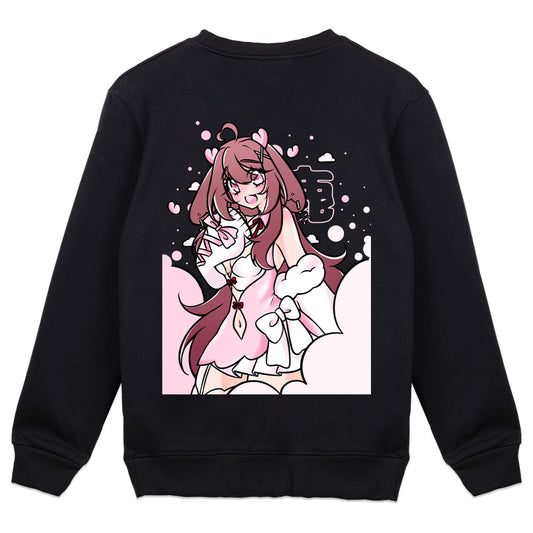 Tiraleafu Deer Skies Crewneck - Black