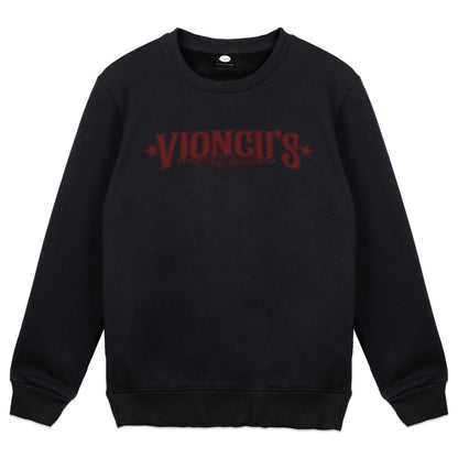 Vioncii Varsity Sailors Crewneck (Black/Red)