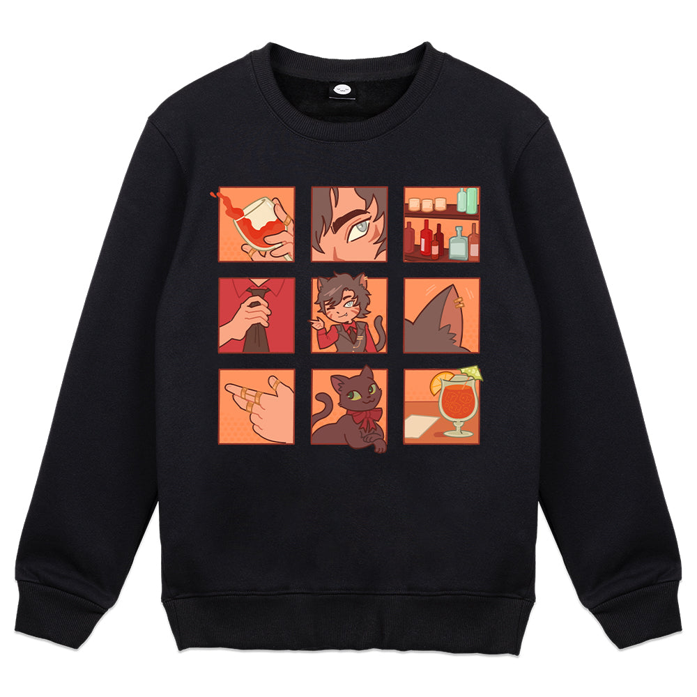 TaigaChama Neko Bartender Crewneck