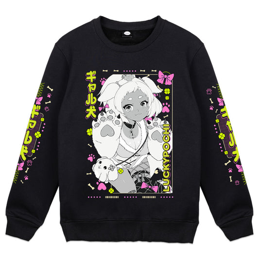 LuckyPochi Gyaru Crewneck