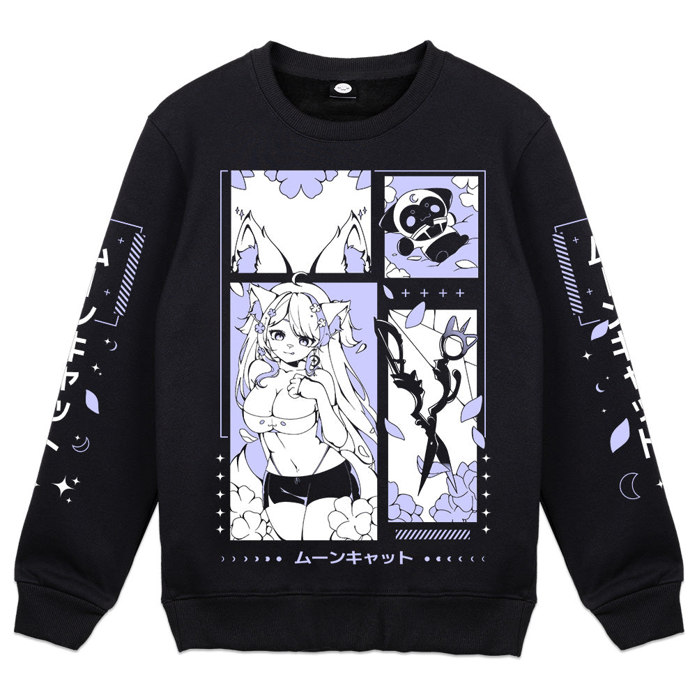 Hana Shortstack Catfox Crewneck