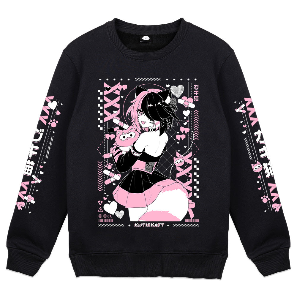 KutieKatt Brat Cat Crewneck