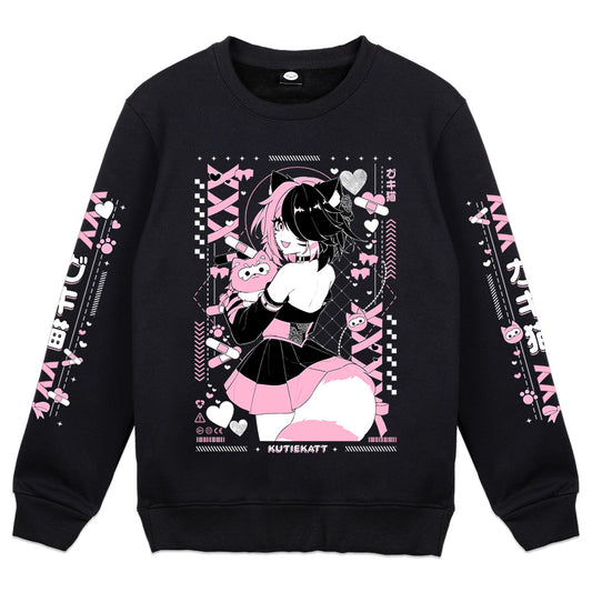 KutieKatt Brat Cat Crewneck