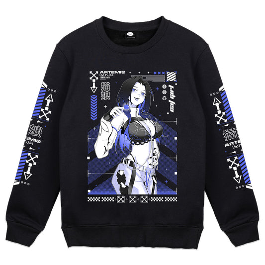 ArtemisLunaVT Casual Goddess Crewneck