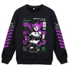 TheVioletNeko Degen Cat Girl Crewneck