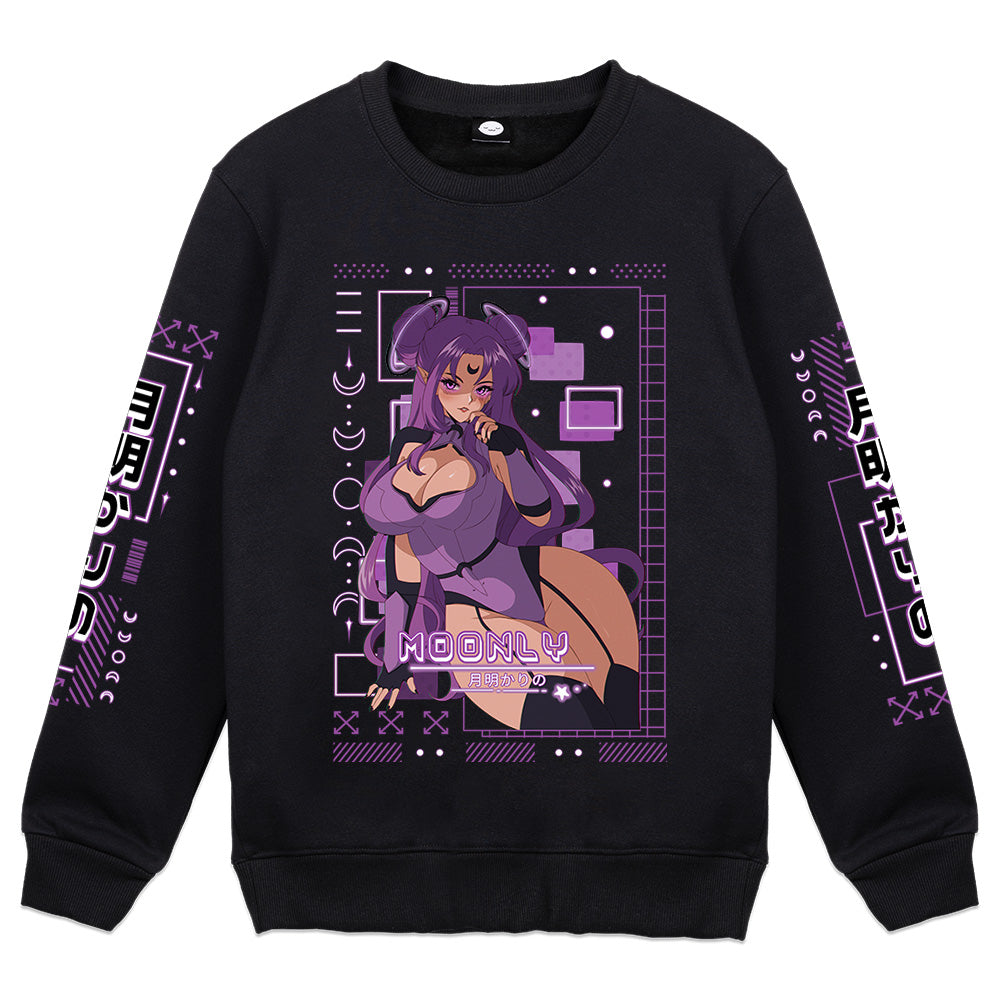 Moonly_VT Moon Hex Crewneck