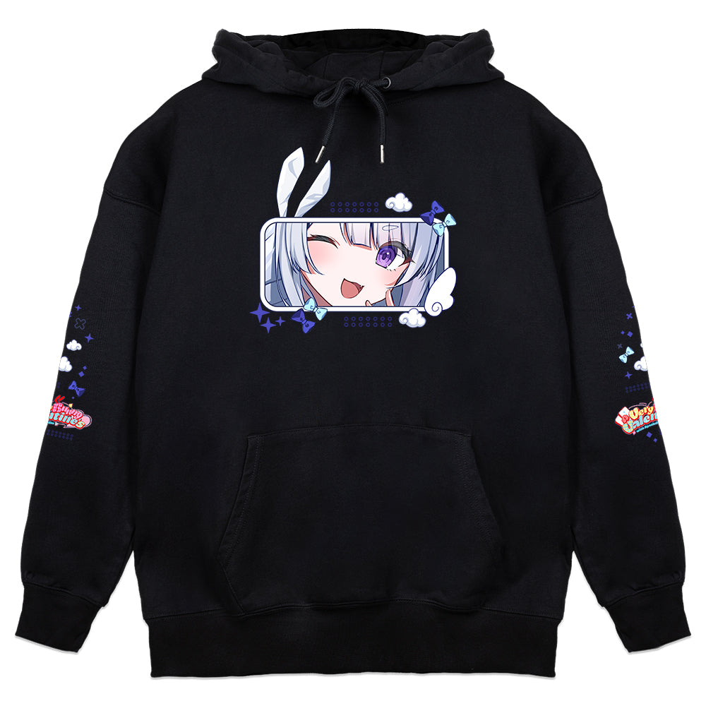 Utahime Mochizuki "Very Bunny Valentine's" Hoodie - Black