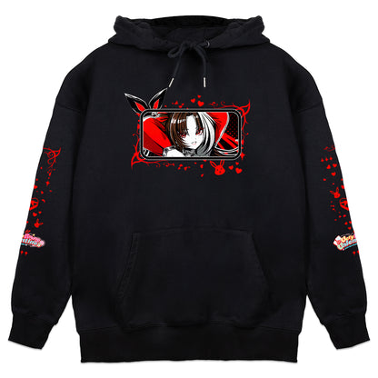 ElyzaEVE "Very Bunny Valentine's" Hoodie - Black