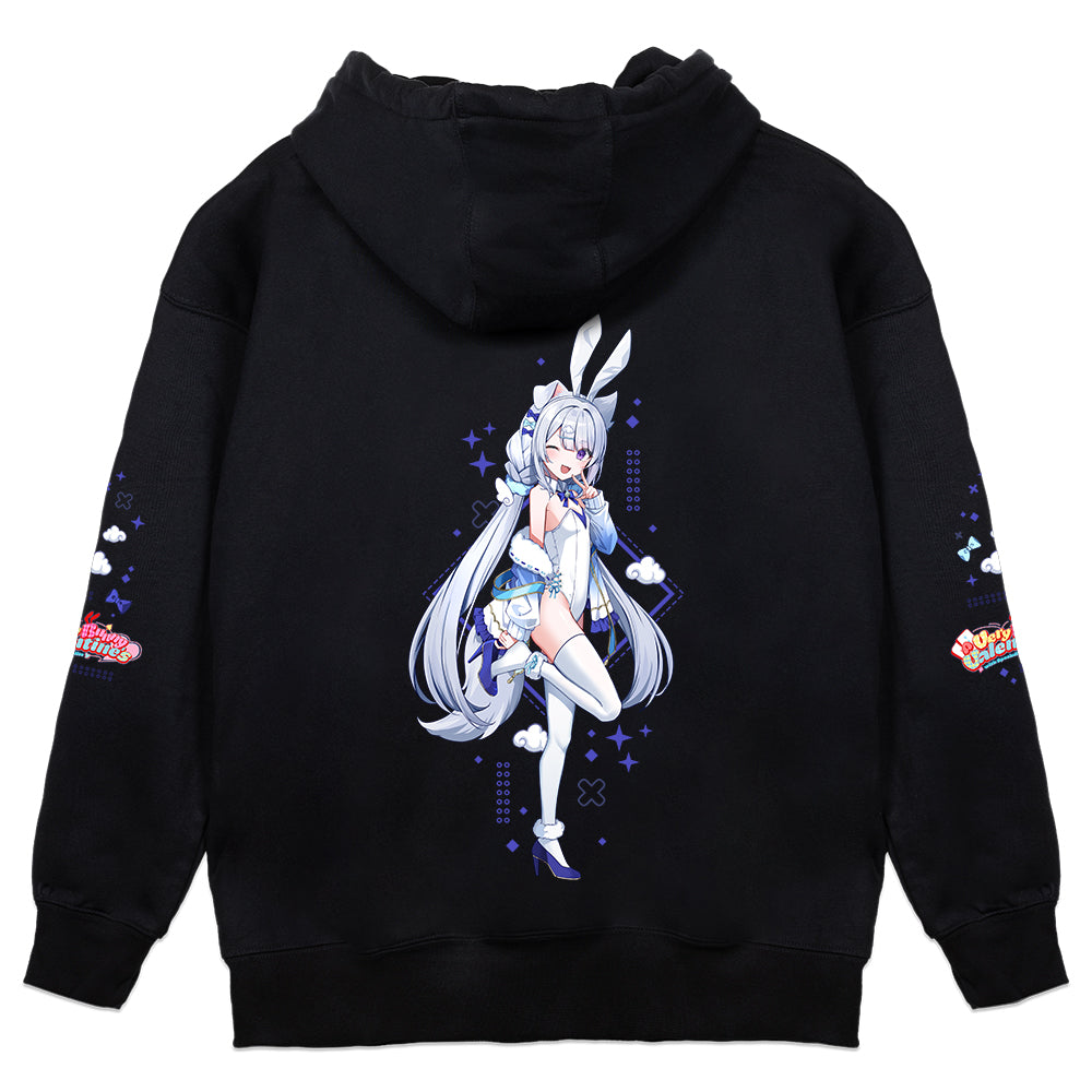 Utahime Mochizuki "Very Bunny Valentine's" Hoodie - Black