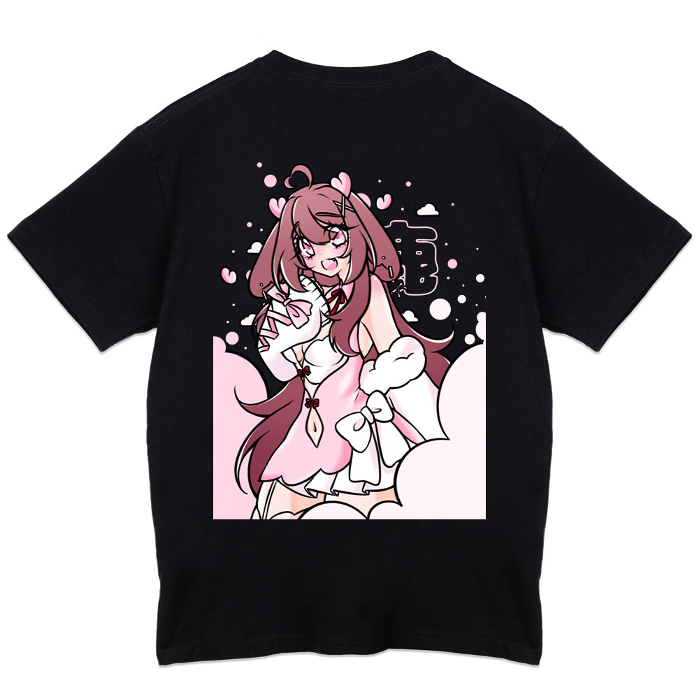 Tiraleafu Deer Skies T-Shirt - Black