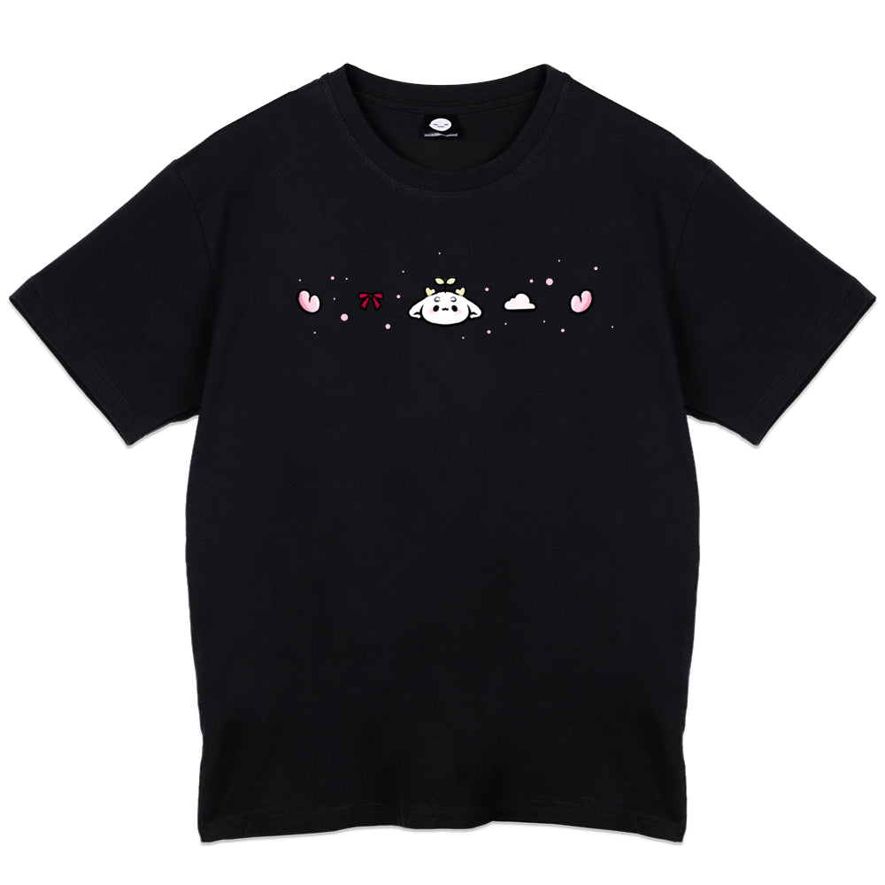 Tiraleafu Deer Skies T-Shirt - Black