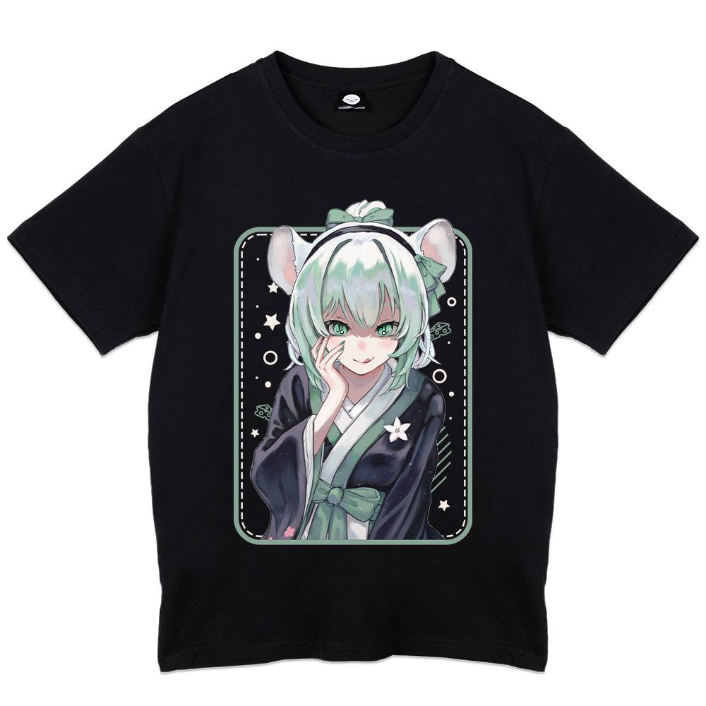 Kourra Rat Queen T-Shirt in classic black