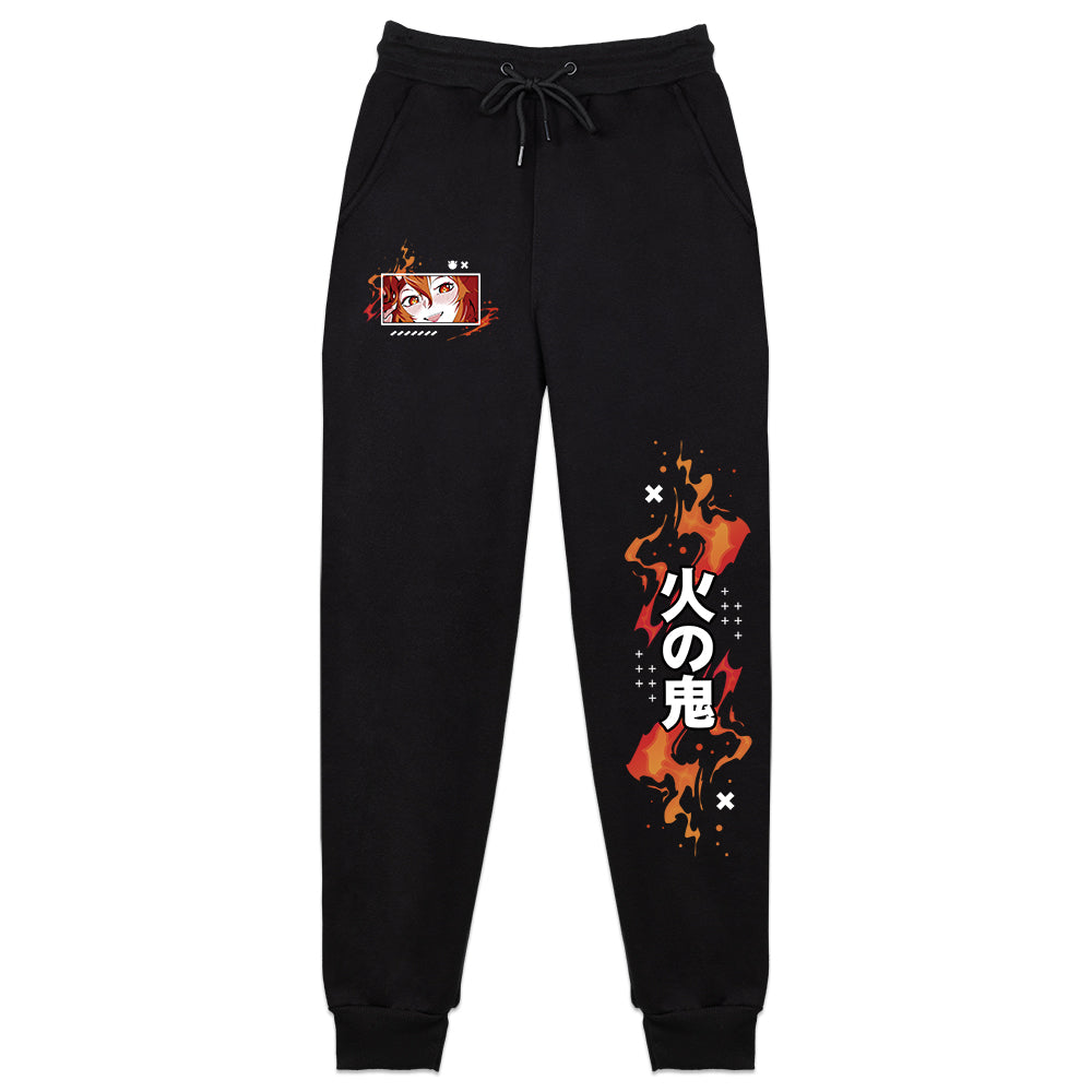 FireOniRei Blazing Streetwear Sweatpants
