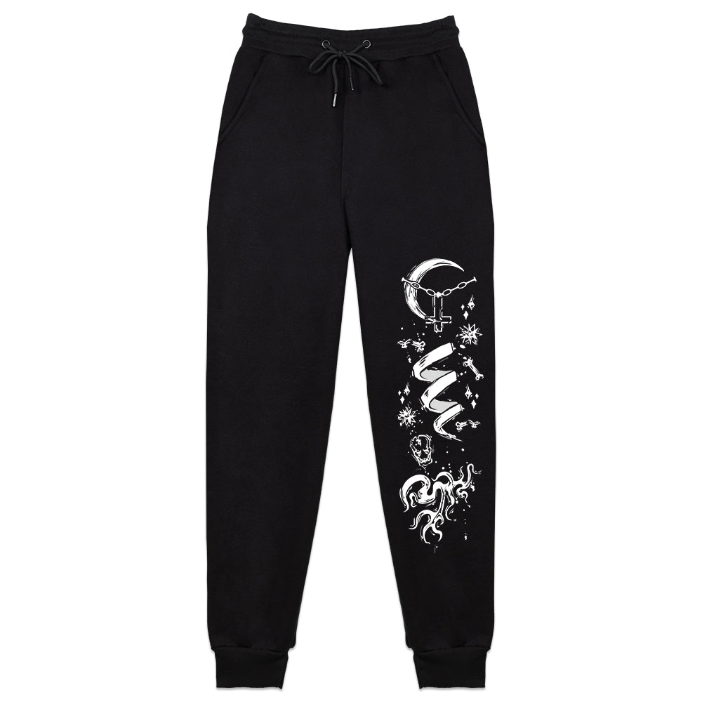 Riri Miaou Crescent Moon Sweatpants