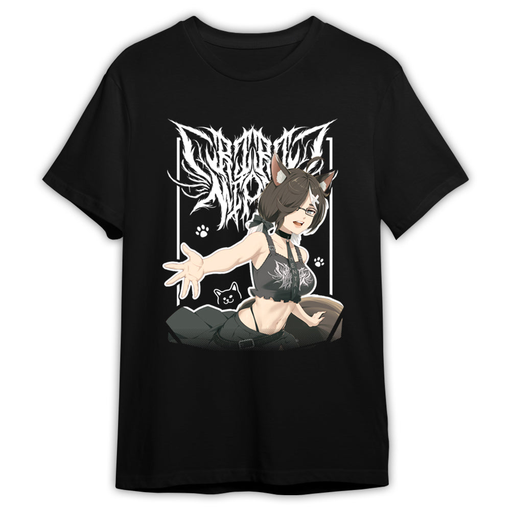 Riri Miaou Cat Metal T-Shirt