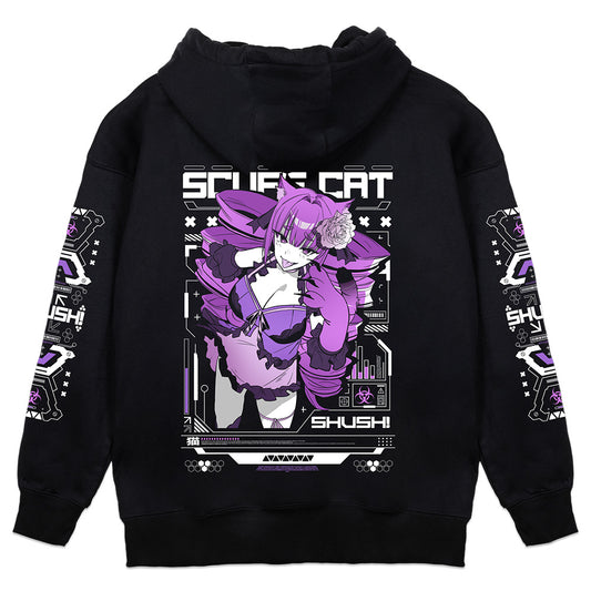 Scuff Cat "Shush!" Hoodie