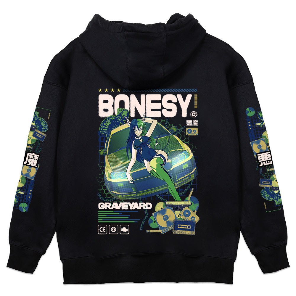 Bonesy "Graveyard Grunge" Hoodie