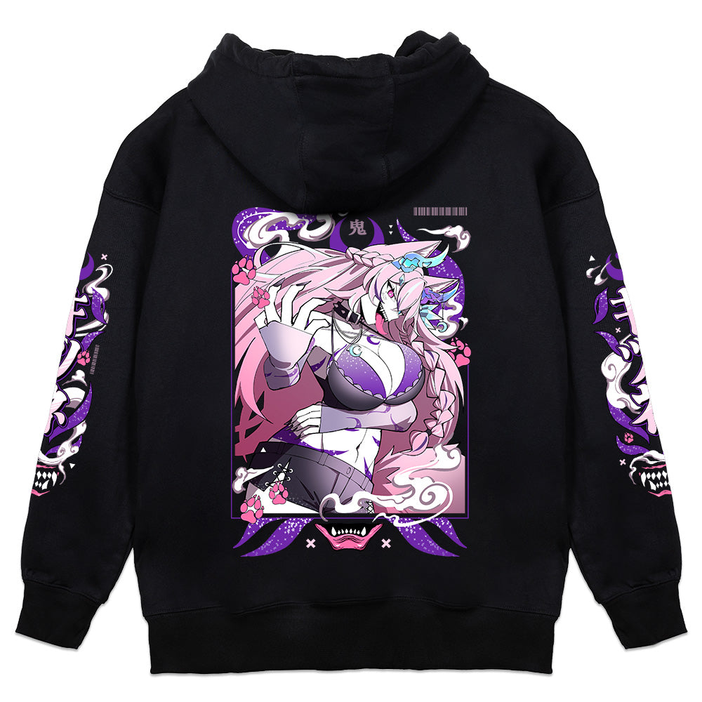 Tonyopon "Corrupted Oni Fox Goddess" Hoodie