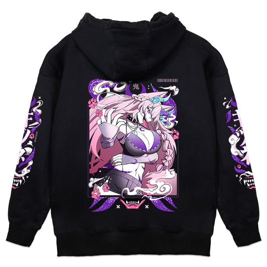 Tonyopon "Corrupted Oni Fox Goddess" Hoodie