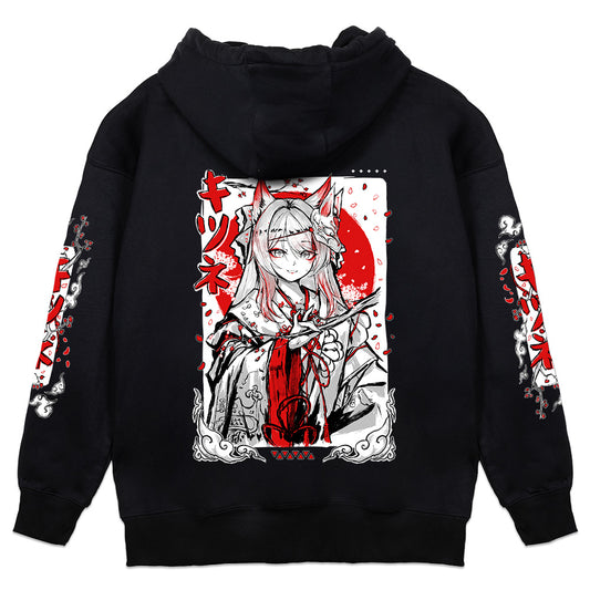 Popacollaa "Red Ink Sumi-E" Hoodie