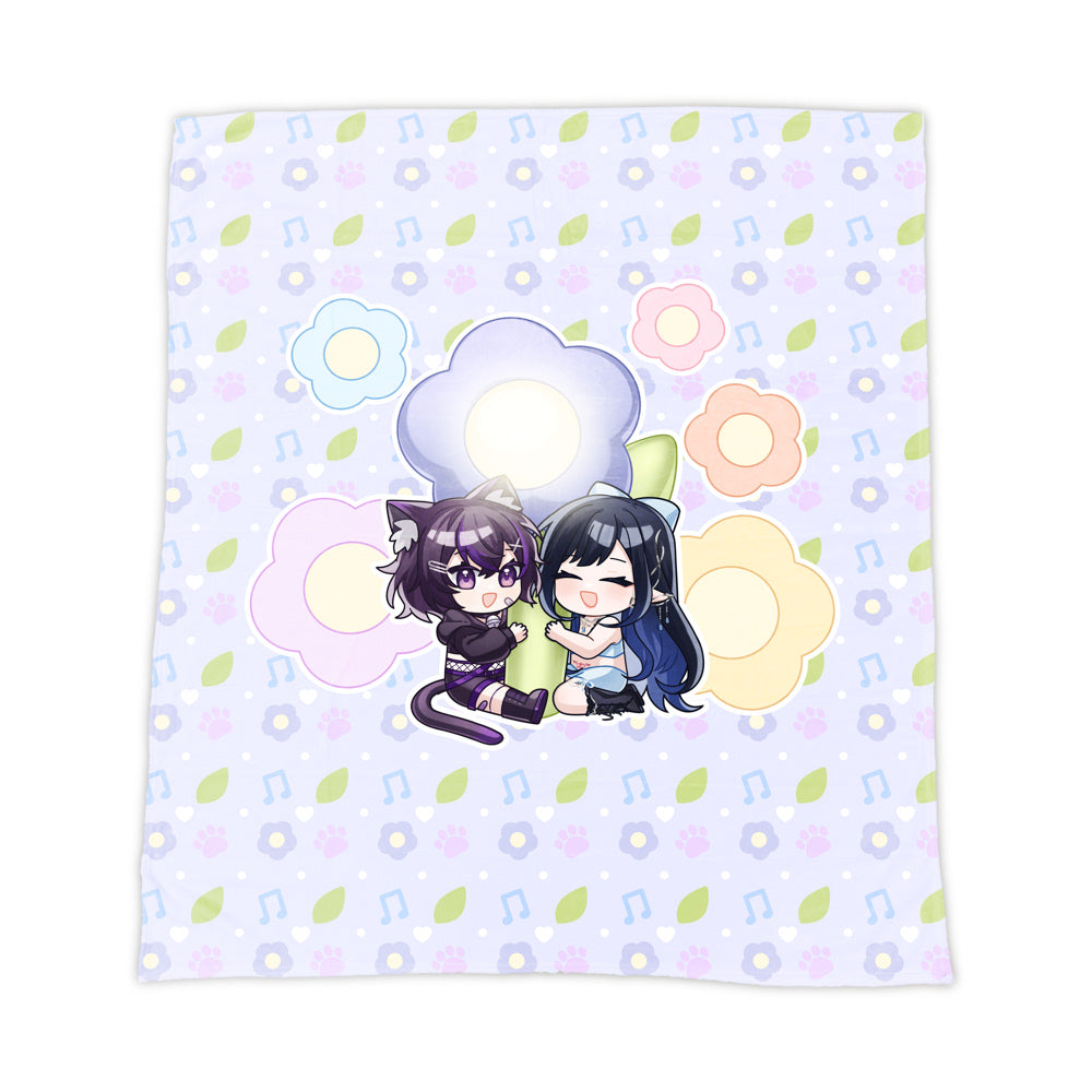 Lani and Plum's Flower Lamp Blanket