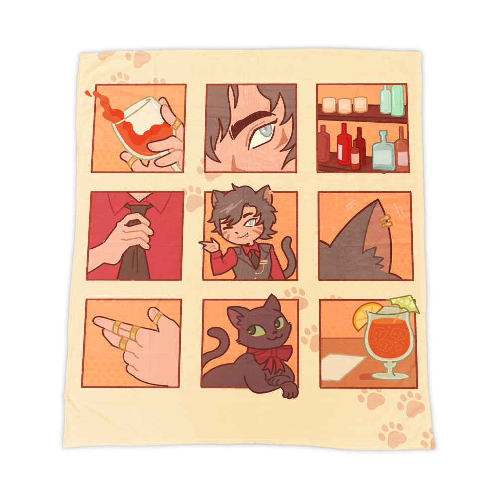 TaigaChama Neko Bartender Blanket